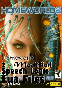 Box art for Homeworld 2 - Modified Speech Logic Lua Files