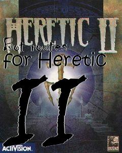 Box art for Bot routes for Heretic II