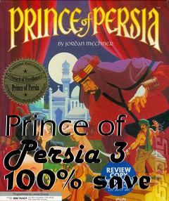 Box art for Prince of Persia 3 100% save