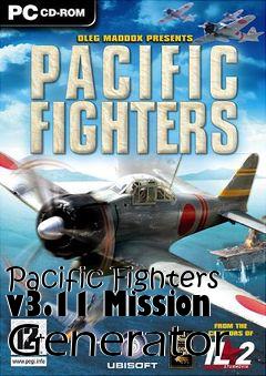 Box art for Pacific Fighters v3.11 Mission Generator