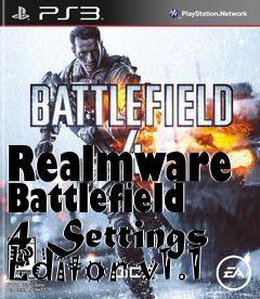 Box art for Realmware Battlefield 4 Settings Editor v1.1