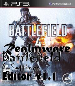 Box art for Realmware Battlefield 4 Settings Editor v1.1