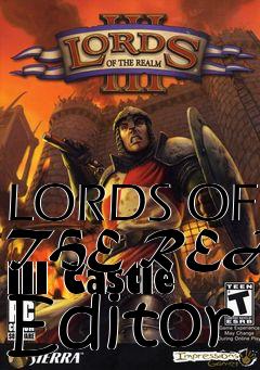 Box art for LORDS OF THE REALM III Castle Editor