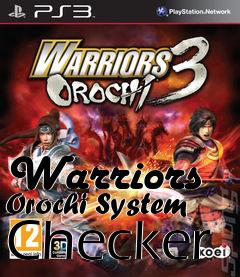 Box art for Warriors Orochi System Checker