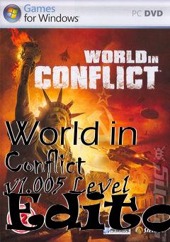 Box art for World in Conflict v1.005 Level Editor