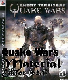 Box art for Quake Wars Material Editor (v2.1)