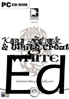 Box art for Kong - Black & White Creature Ed