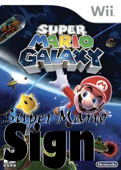 Box art for Super Mario Sign