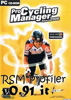 Box art for RSM Profiler v0.91 it