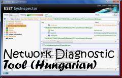 Box art for Network Diagnostic Tool (Hungarian)