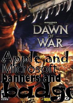 Box art for Apple and Microsoft banners and badges