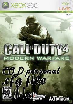 Box art for COD personal .cfg file builder