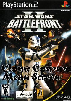 Box art for Clone Commando Menu Screen V  2.0