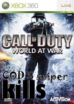 Box art for COD 5 sniper kills