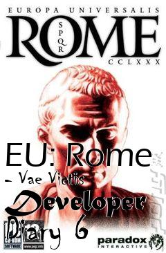 Box art for EU: Rome - Vae Victis Developer Diary 6