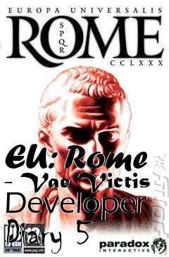 Box art for EU: Rome - Vae Victis Developer Diary 5