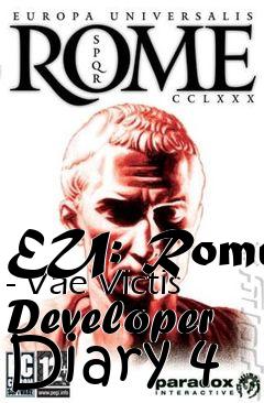 Box art for EU: Rome - Vae Victis Developer Diary 4