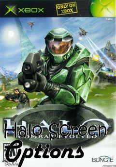 Box art for Halo Screen Options