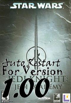 Box art for Auto Restart For Version 1.00