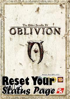 Box art for Reset Your Status Page