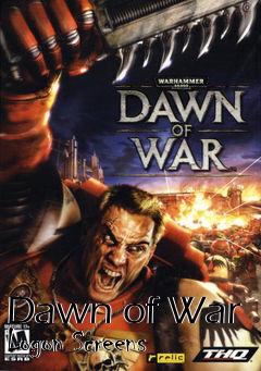 Box art for Dawn of War Logon Screens