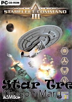 Box art for Star Trek: Klingon Maru