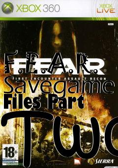 Box art for F.E.A.R. Savegame Files Part Two