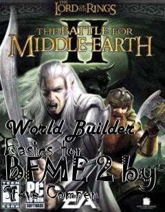 Box art for World Builder Basics for BFME 2 by Steve Campen