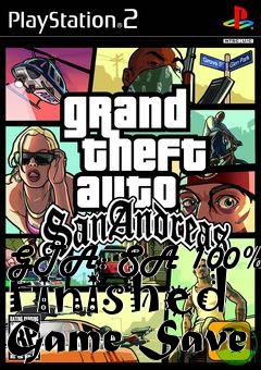 Box art for GTA: SA 100% Finished Game Save