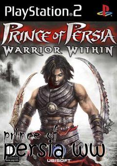 Box art for prince of persia ww