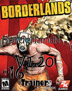 Box art for Borderlands
            V1.20 +16
            Trainer