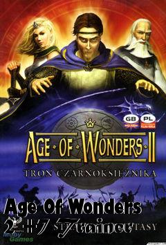 Box art for Age Of Wonders 2 +7 Trainer