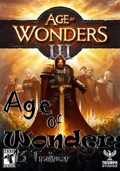 Box art for Age
            Of Wonders 3 +13 Trainer