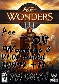 Box art for Age
            Of Wonders 3 V1.00 Build 10997 +11 Trainer