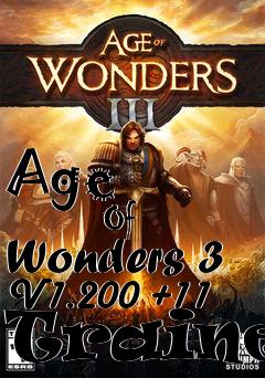 Box art for Age
            Of Wonders 3 V1.200 +11 Trainer