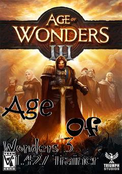 Box art for Age
            Of Wonders 3 V1.427 Trainer