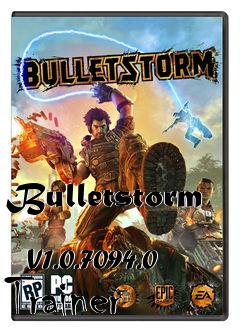 Box art for Bulletstorm
            V1.0.7094.0 Trainer