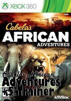 Box art for Cabelas
African Adventures +5 Trainer