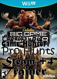 Box art for Cabelas
Big Game Hunter: Pro Hunts Steam +4 Trainer