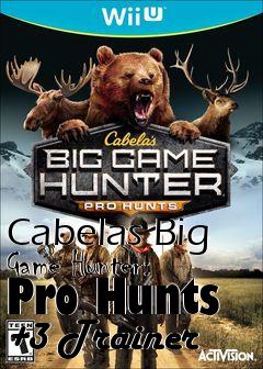 Box art for Cabelas
Big Game Hunter: Pro Hunts +3 Trainer