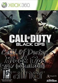 Box art for Call
Of Duty: Black Ops V1.7 {v02.18.2011} Trainer