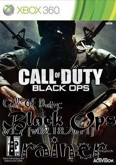 Box art for Call
Of Duty: Black Ops V1.7 {v02.18.2011} Trainer