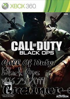 Box art for Call
Of Duty: Black Ops V03.25.2011 Trainer #2