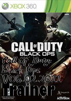 Box art for Call
Of Duty: Black Ops V06.02.2011 Trainer