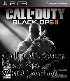 Box art for Call
Of Duty: Black Ops 2 +10 Trainer