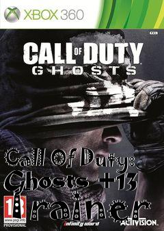 Box art for Call
Of Duty: Ghosts +13 Trainer