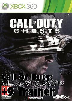 Box art for Call
Of Duty: Ghosts V1.0.642115 +9 Trainer
