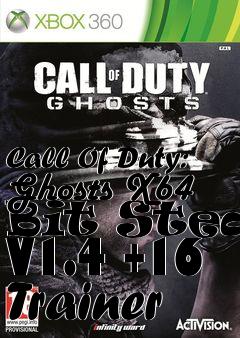 Box art for Call
Of Duty: Ghosts X64 Bit Steam V1.4 +16 Trainer