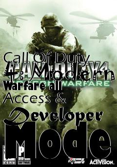 Box art for Call
Of Duty 4: Modern Warfare all Access & Developer Mode