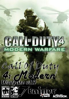 Box art for Call
Of Duty 4: Modern Warfare v1.4 +3 Trainer